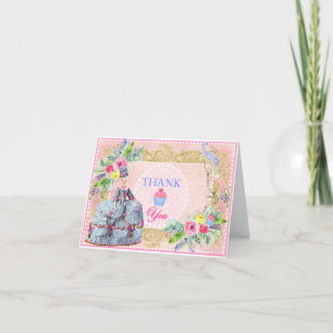 Marie Antoinette ~ Mangeons De La Carte de remerci
