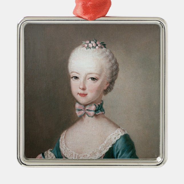 Marie Antoinette Metal Ornament (Front)