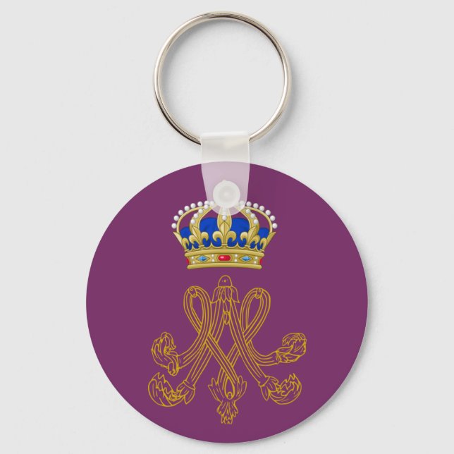 Marie Antoinette Monogram Keychain (Front)