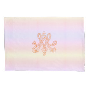 Marie Antoinette - monogram Royal Monogram Pastel Pillowcase