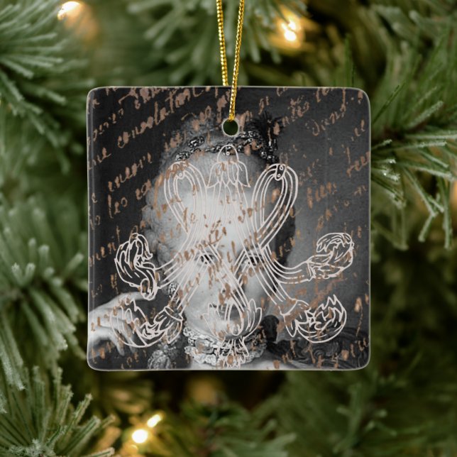 Marie Antoinette – Monogramm – Royal Monogram Ceramic Ornament (Tree)