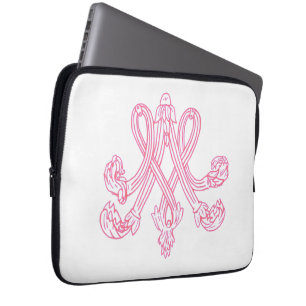 Marie Antoinette – Monogramm – Royal Monogram Laptop Sleeve