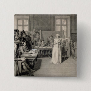 Marie-Antoinette of Habsbourg-Lorraine 2 Inch Square Button