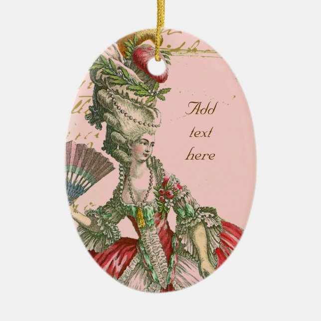 Marie Antoinette Ornament (Front)