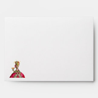 Marie Antoinette peacock and cake Envelopes