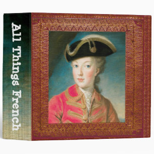 Marie Antoinette Personalized Girly Baroque Binder