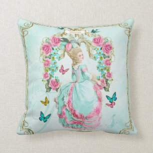 Marie Antoinette  Pillow cushion　薔薇のフレーム