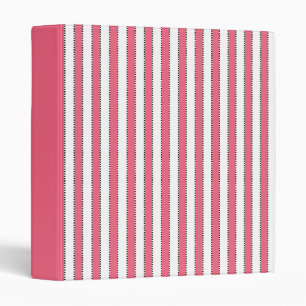 Marie Antoinette Pink Stripe Binder