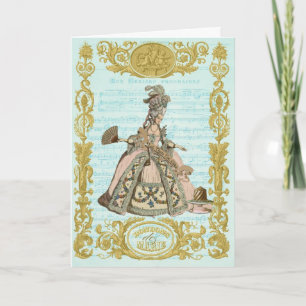 MARIE ANTOINETTE Pour Cerises Bonbons Card