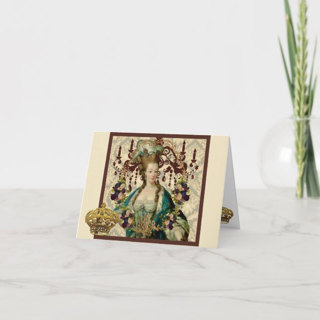 Marie Antoinette, Reine de France, Carte à billets (Devant)