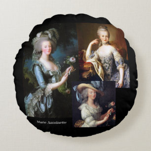 Marie Antoinette Round Pillow