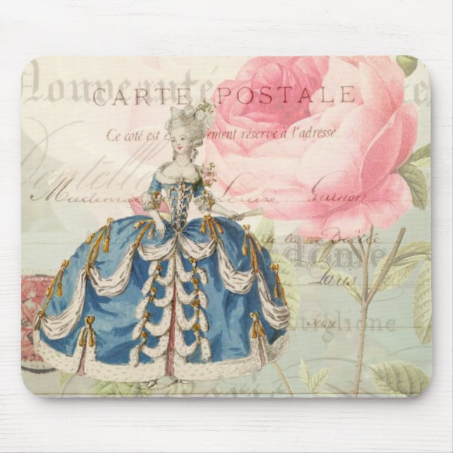 Marie Antoinette Shabby Mousepad (Front)