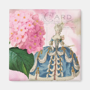 Marie Antoinette Square Magnet