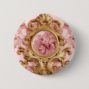 Marie-Antoinette style 2 Inch Round Button
