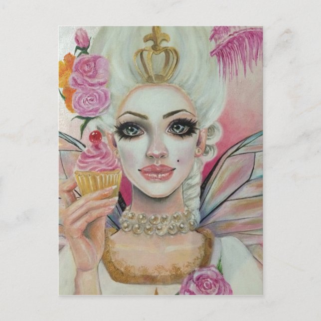 Marie Antoinette - the cupcake queen Postcard (Front)
