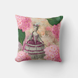 Marie Antoinette Throw Pillow