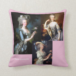 Marie Antoinette Throw Pillow