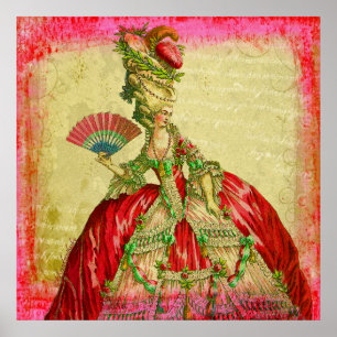 Marie Antoinette Versailles Collection Lg. Poster