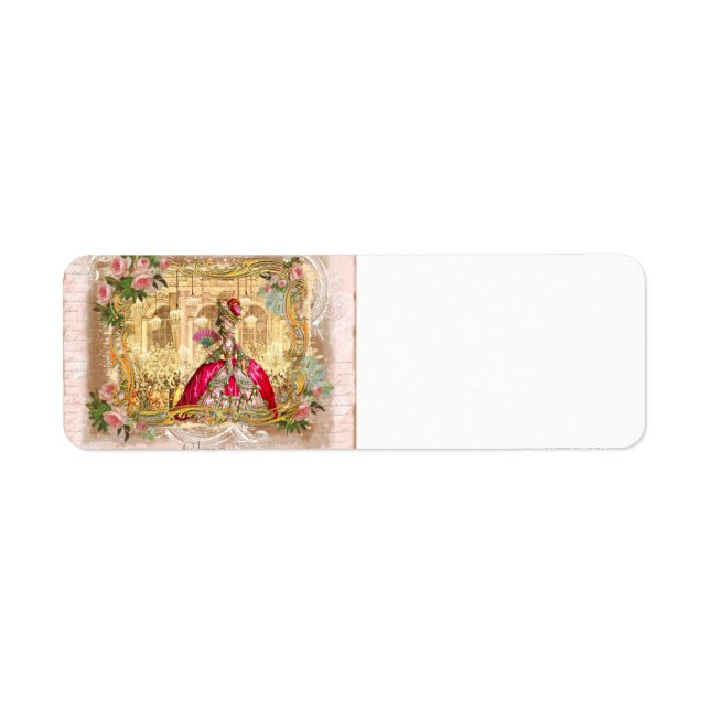 Marie Antoinette Versailles fête en rose (Devant)