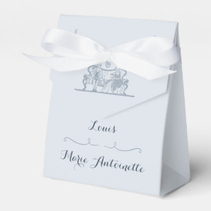 Marie Antoinette Wedding Rococo Dusty Blue Favor Box