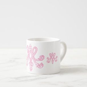 Marie Antoinette - white Royal Monogram Espresso Cup