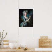Marie Antoinette with a Rose by Elisabeth Le Brun  Poster (Kitchen)