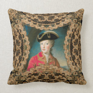Marie Antoinette Youth Baroque Throw Pillow