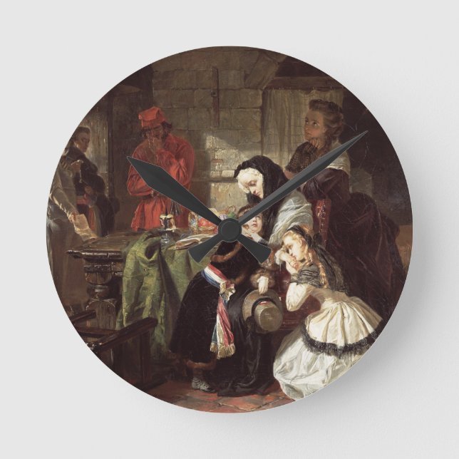 Marie-Antoinette's (1753-93) Final Adieu to the Da Round Clock (Front)