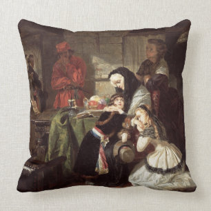 Marie-Antoinette's (1753-93) Final Adieu to the Da Throw Pillow