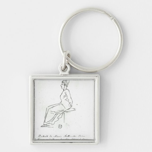 Marie-Antoinette's way to her execution Keychain (Front)
