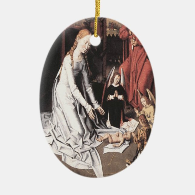 Marie avec Jésus et Anges Ornement (Devant)