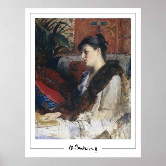 Marie Bashkirtseff Zedign Art Poster #4 (Front)