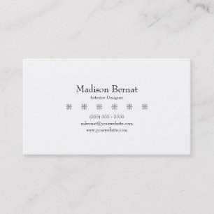 Marie - Black Business Card