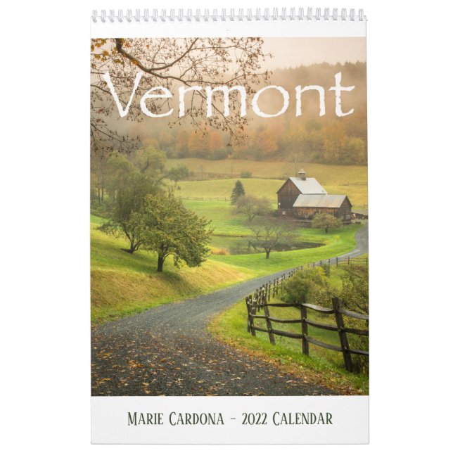 Marie Cardona - Vermont - Calendrier 2022 (Protection)