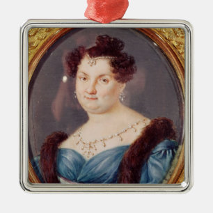 Marie-Christine de Bourbon Metal Ornament
