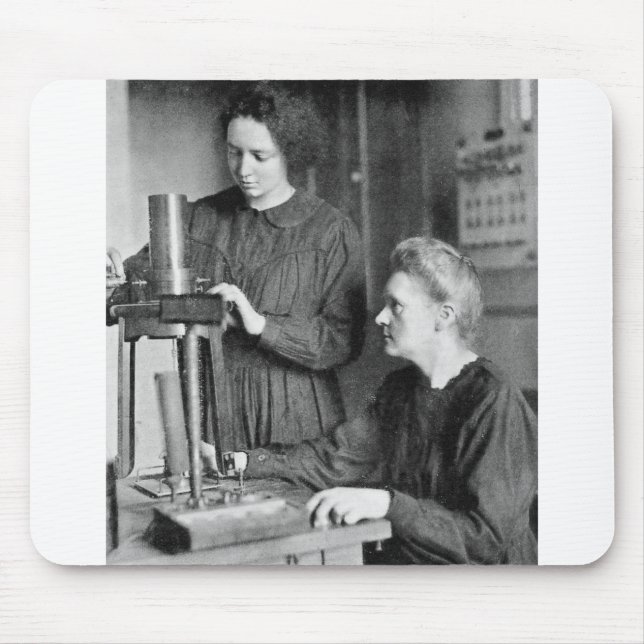 Marie Curie Mouse Pad (Front)