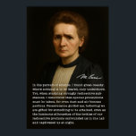Marie Curie – Sacrifice and the Glow of Discovery Poster<br><div class="desc">This evocative portrait of Marie Curie blends classical realism with deep emotional gravity, honouring one of history’s most courageous scientists. More than just a pioneer of radioactivity, Curie was a woman who found beauty in the pursuit of truth—yet paid the price in a field where "even dust and air become...</div>