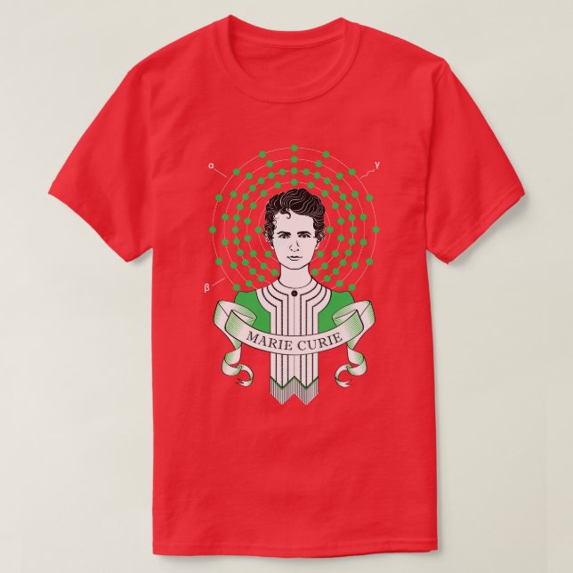 Marie Curie  T-Shirt (Design Front)
