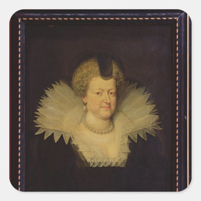 Marie de Medici Square Sticker (Front)