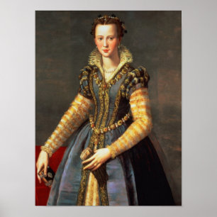 Marie de Medici , wife of Henri IV of France Poster