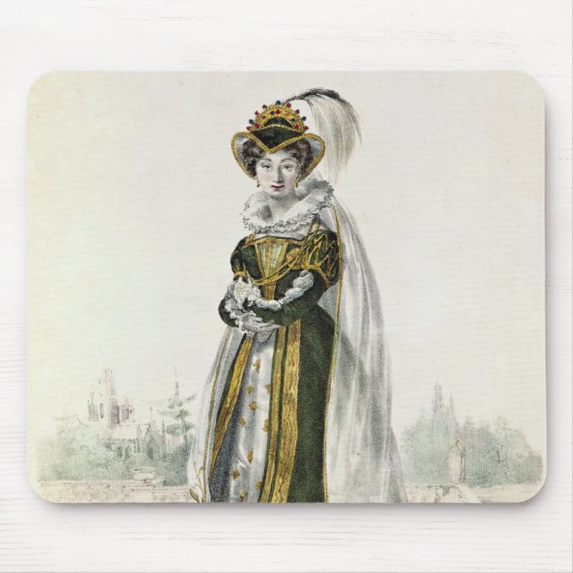 Marie Dorval  in 'Marion Delorme' by Victor Mouse Pad (Front)
