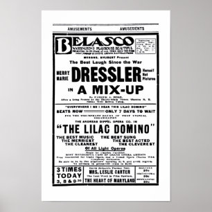 Marie Dressler 1915 affiches vintages d'annonce de