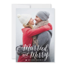 Marié et Joyeux Carte photo