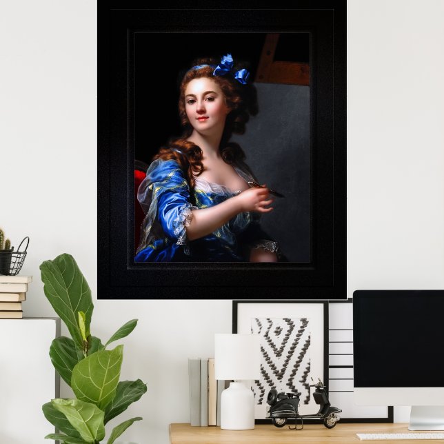 Marie Gabrielle Capet Self Portrait Poster (Home Office)