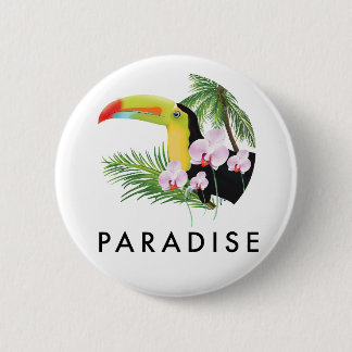 Marie Galante Guadeloupe logo 2 Inch Round Button