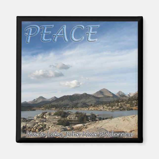 Marie Lake Peace Magnet (Front)