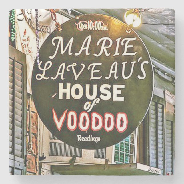 Marie Laveau, Marie Laveau Coaster, New Orleans Stone Coaster (Front)