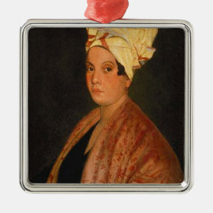 Marie Laveau: The Voodoo Queen Metal Ornament