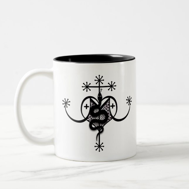 Marie Laveau Veve Mug (Gauche)
