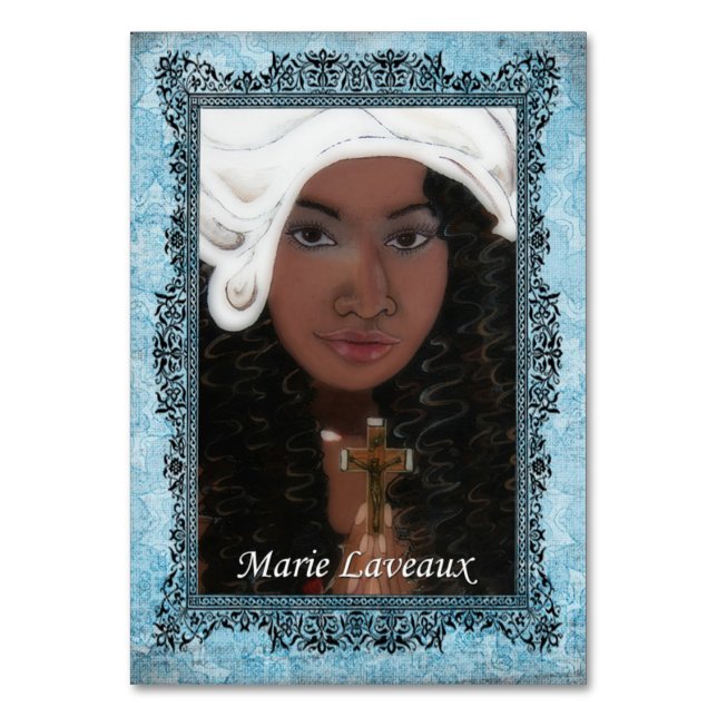 Marie Laveaux Prayer Card (Front)